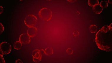 Coronavirus, Covid-19 Aşıları. Coronavirus aşısı arka plan görüntüleri. Dezenfekte köpükleri jel. Kovid 19 aşı haplarından oluşan yüzen hücreler insan organizmasında. Siyah arkaplanda Coronavirus hücresi.