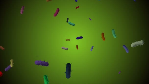 Coronavirus Covid-19 Virus infecté 2019-ncov pneumonie dans le sang. Modèle réaliste de virus médical. Animation du coronavirus. Microorganismes, bactéries pathogènes. Des particules. Modèles de cellules du virus de la grippe.