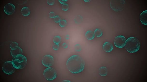 Koronavirus Vakcíny Covid Záběry Pozadí Koronavirové Vakcíny Dezinfekce Bubbles Gel — Stock video