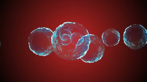 Coronavirus Vacunas Covid Imágenes Fondo Vacuna Contra Coronavirus Desinfección Bubbles — Vídeo de stock