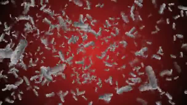 Coronavirus Vacunas Covid Imágenes Fondo Vacuna Contra Coronavirus Desinfección Bubbles — Vídeo de stock