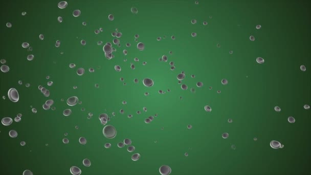 Coronavirus Vacunas Covid Imagen Vacuna Contra Coronavirus Desinfección Bubbles Gel — Vídeo de stock