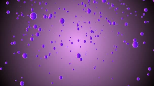 Coronavirus Vacunas Covid Imagen Vacuna Contra Coronavirus Desinfección Bubbles Gel — Vídeo de stock