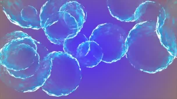 Coronavirus Vaccins Covid Images Fond Vaccin Contre Coronavirus Désinfection Bubbles — Video