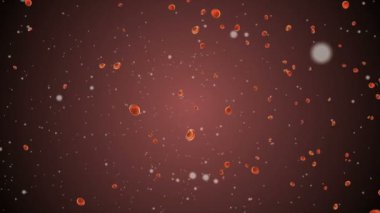 Coronavirus, Covid-19 Aşıları. Coronavirus aşısı çizimi. Dezenfeksiyon kabarcıkları jel.