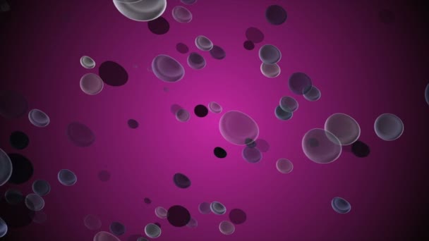 Coronavirus Covid Vaccins Coronavirus Vaccin Illustratie Desinfectie Bubbles Gel — Stockvideo