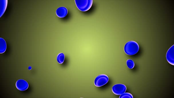 Coronavirus Covid Vacciner Illustration Coronavirus Vaccin Desinficering Bubbles Gel — Stockvideo