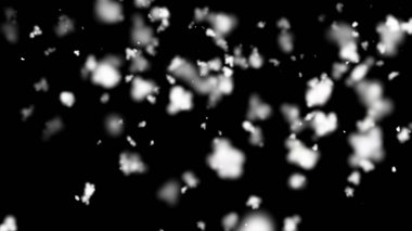 Yağan kar ile soyut siyah arkaplan