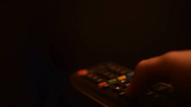 Changing TV Channels with Remote Control 