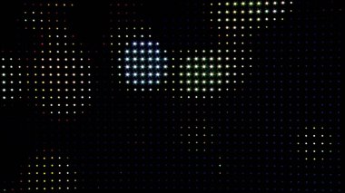 Noktalar desenli soyut koyu arkaplan. Öncü Pikseller Ekran Işıkları