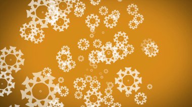 Kar taneleriyle soyut renk arkaplanı