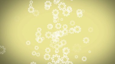 Kar taneleriyle soyut renk arkaplanı