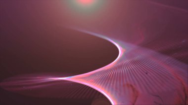 Parlayan parçacıkların olduğu soyut koyu arkaplan