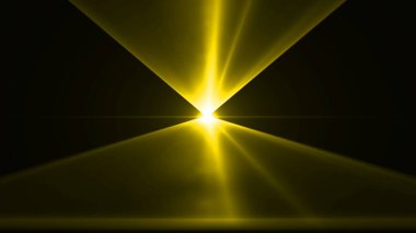 Parlayan neon ışıklı soyut koyu arkaplan. 3d oluşturma