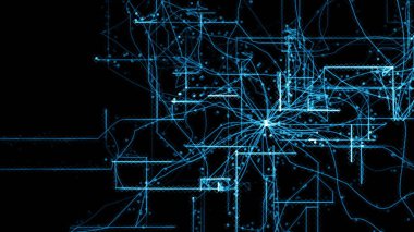 futuristic digital background, Network Grid