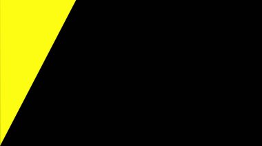 Shapes Transition abstract background, copy space wallpaper. Black and yellow colors