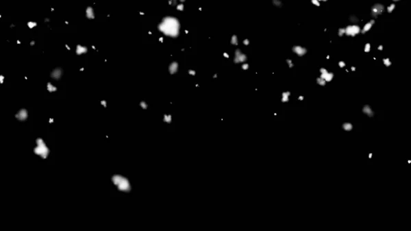 Abstrato Fundo Preto Com Queda Neve — Fotografia de Stock