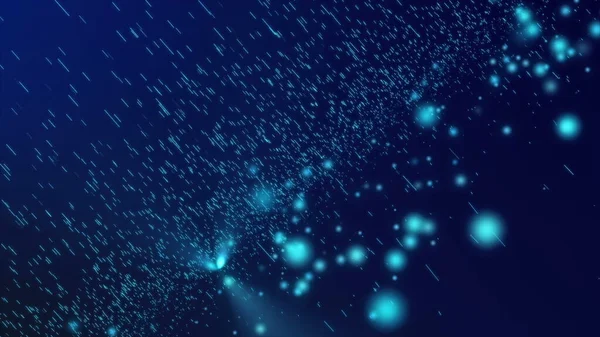 Abstract Background Glowing Particles Illustration Falling Lights — ストック写真