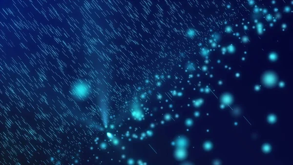 Abstract Background Glowing Particles Illustration Falling Lights — ストック写真