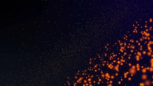Abstract Background Glowing Particles Illustration Falling Lights — 스톡 사진