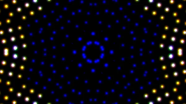 Abstract Dark Background Dots Pattern Led Pixels Screen Lights — Stock Fotó