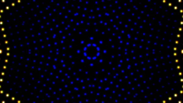 Abstract Dark Background Dots Pattern Led Pixels Screen Lights — Fotografia de Stock