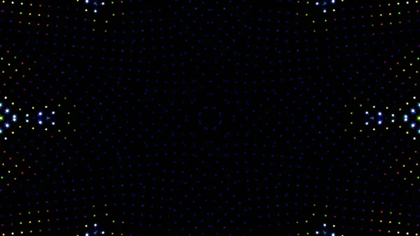 Abstract Dark Background Dots Pattern Led Pixels Screen Lights — ストック写真