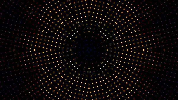 Abstract Dark Background Dots Pattern Led Pixels Screen Lights — Photo