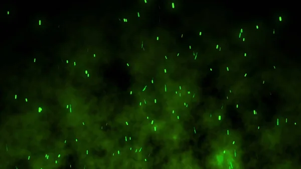 abstract dark background with glowing lights