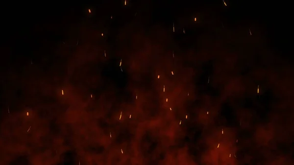Абстрактный Темный Фон Мерцающими Огнями — стоковое фото
