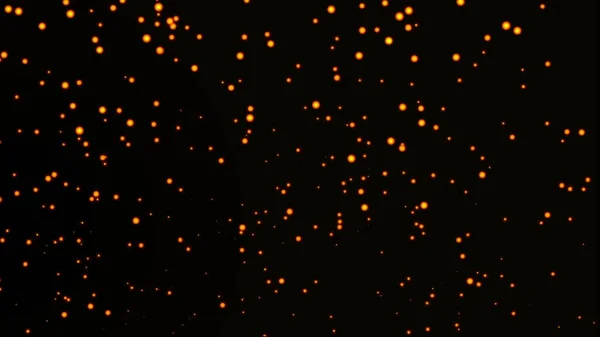 Abstract Dark Background Glowing Particles — Fotografia de Stock