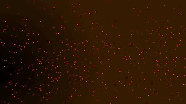 Abstract Dark Background Glowing Particles —  Fotos de Stock