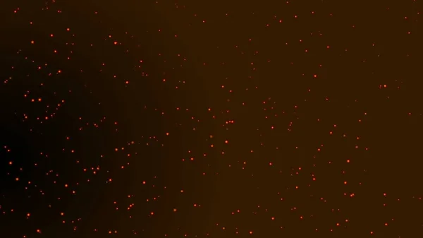 Abstract Dark Background Glowing Particles — Stock fotografie