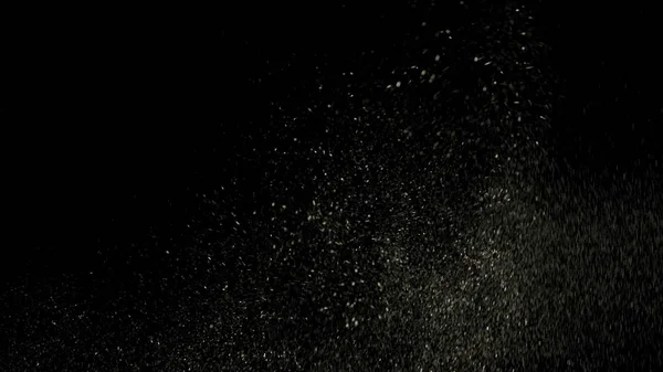 Abstract Black Background Glitter Splashing — 스톡 사진