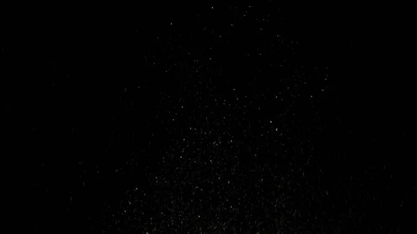 Abstract Black Background Glitter Splashing — стоковое фото