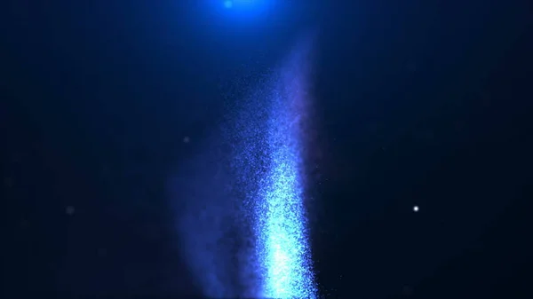Abstract Dark Background Glowing Particles — 스톡 사진