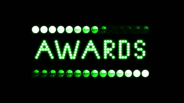 Neon Light Sign Awards — Stok fotoğraf