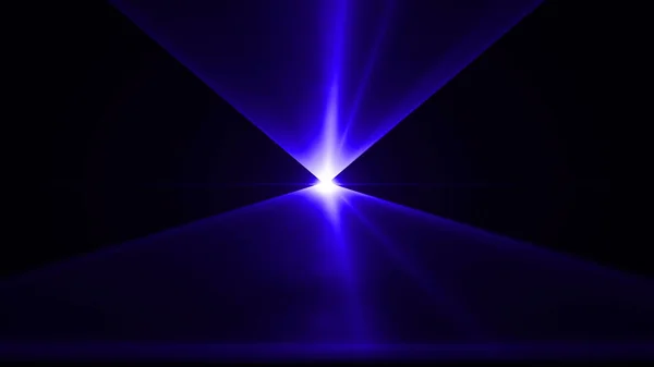 Abstract Dark Background Glowing Neon Laser Lights Rendering — Photo