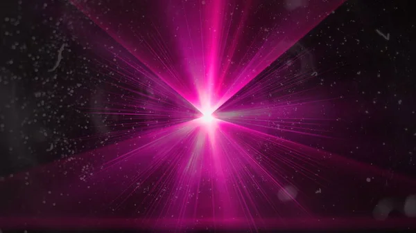 Abstract Dark Background Glowing Neon Laser Lights Rendering — Stockfoto
