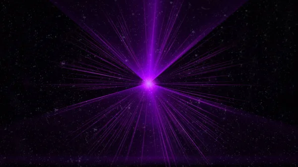Abstract Dark Background Glowing Neon Laser Lights Rendering — Stock Photo, Image