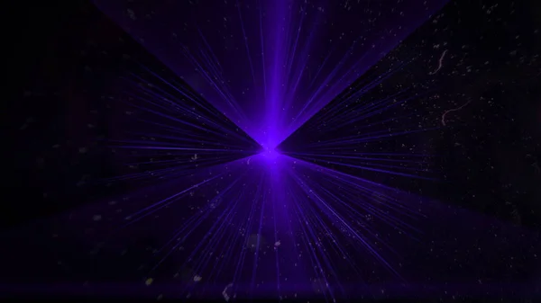 Abstract Dark Background Glowing Neon Laser Lights Rendering — Foto Stock