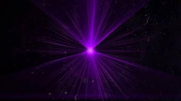 Abstracte Donkere Achtergrond Met Gloeiende Neon Laserlichten Destructie — Stockfoto