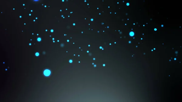 Abstract Background Glowing Stars Dots Bounced Particles Background — Zdjęcie stockowe