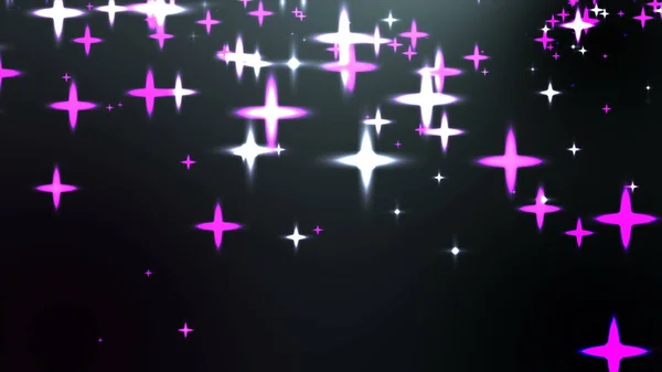 Abstract Background Glowing Stars Dots Bounced Particles Background —  Fotos de Stock