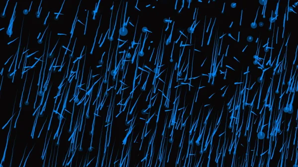 White Dark Background Particles Rain — Foto Stock