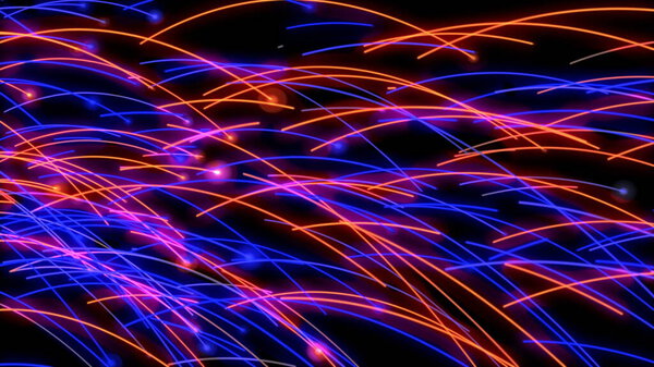 abstract background with glowing bright lines