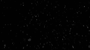 Yağan kar ile soyut siyah arkaplan