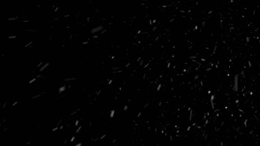 Yağan kar ile soyut siyah arkaplan