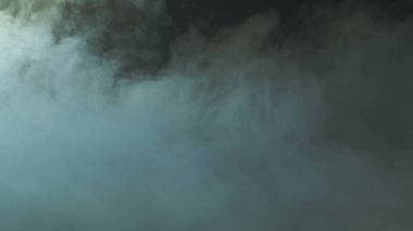 Photo of Real Smoke on a black background - realistic overlay for different projects. Clouds fog, mist, haze, vapor. clipart