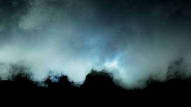 Karanlık Arkaplanda Gerçekçi Bulutların Fotoğrafı. Poster. Duvar kağıdı doku pankartı.